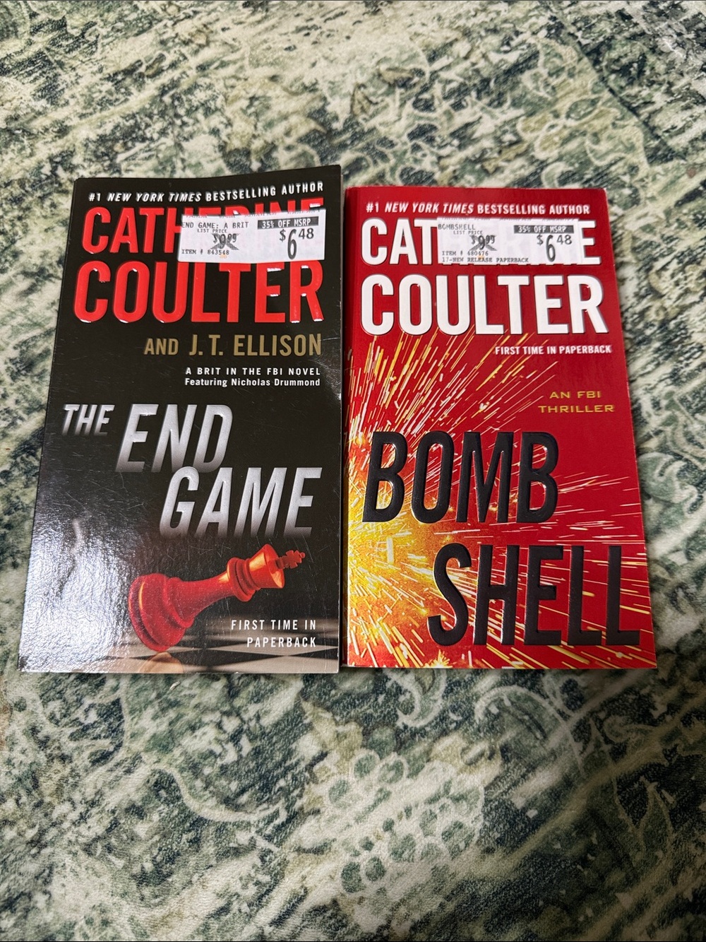 B6 -Catherine Coulter Paperback Thriller Bundle